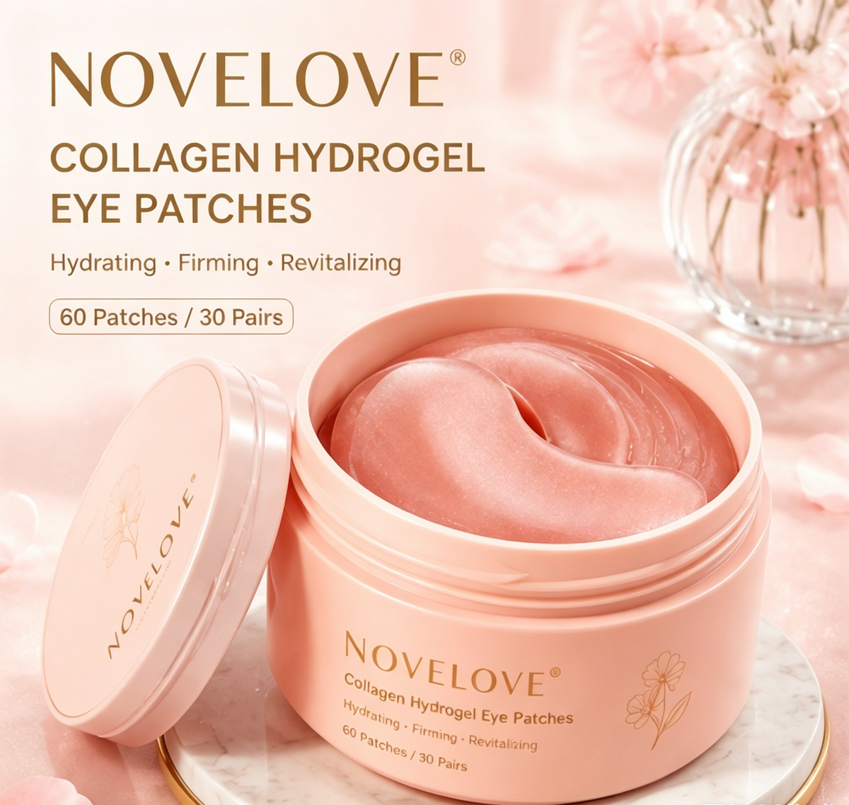NOVELOVE®Biodegradable Hydrogel Eye Patches