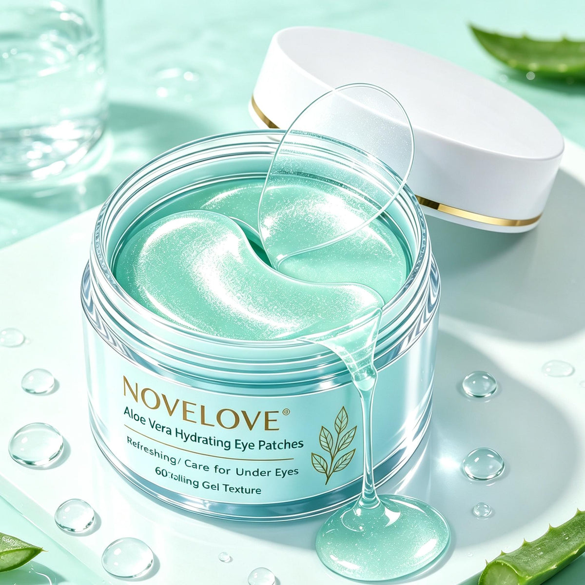 NOVELOVE® Aloe Vera Hydrating Eye Patches