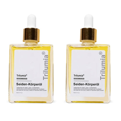 💐 Trilumia® Seiden-Körperöl 💕 Dermatest® geprüft – Strafft, glättet und festigt die Haut, reduziert Falten und stellt die jugendliche Elastizität wieder her.