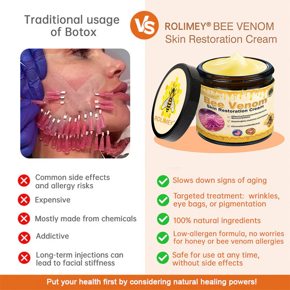🌟Rolimey® Bee venom Pro Comprehensive Cream — 🔥Limited Time 80% OFF🔥
